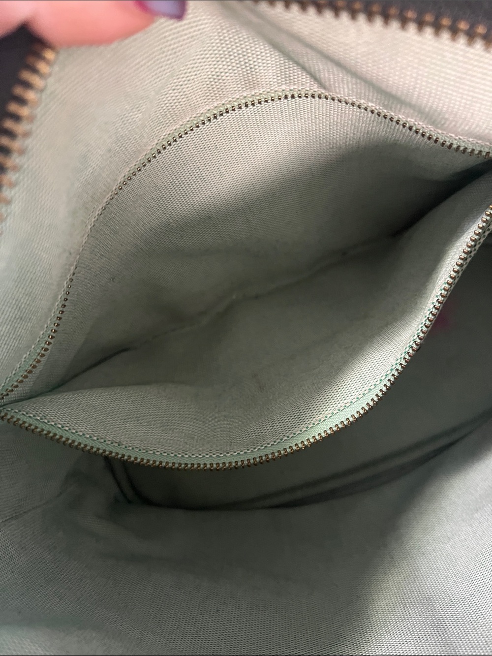 COACH Andie Forest Green Glovetanned Leather Tote - Picture 11 of 14